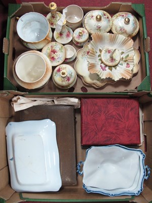 Lot 1092 - Blush Ivory Trinkets, including Devon, Carlton,...