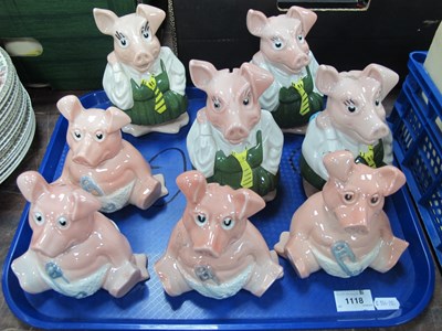 Lot 1118 - Nat West Wade Pigs:- One Tray.