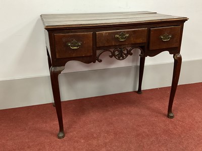 Lot 1472 - An XVIII Century Joined Oak Lowboy, the top...