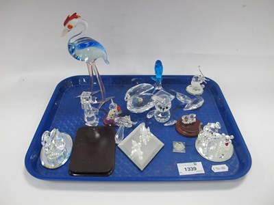 Lot 1339 - Swarovski Glass Figure of a Dog, shell, other...