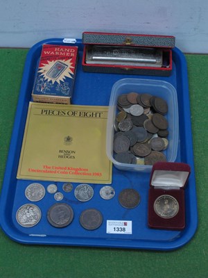 Lot 1338 - Collection of GB and World Coins, incudes 1890...