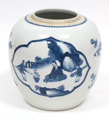 Lot 1122 - A Late XIX Century Chinese Porcelain Ginger...