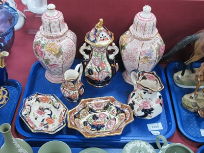 Lot 1250 - Pair of Masons Ironstone "Empress" Vases, 26cm...