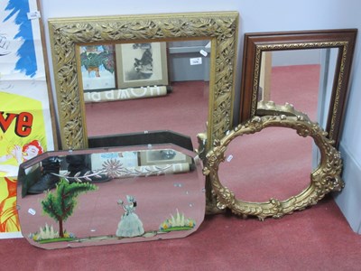 Lot 1536 - Gilt Framed Bevelled Wall Mirror, 81 x 61cm,...