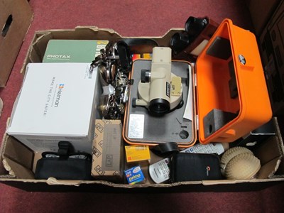 Lot 1126 - Zenith Pentax Auto Level, Storm watch, etc:-...