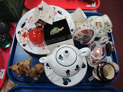 Lot 1105 - Coalport House, Bilton's dolls tea ware,...