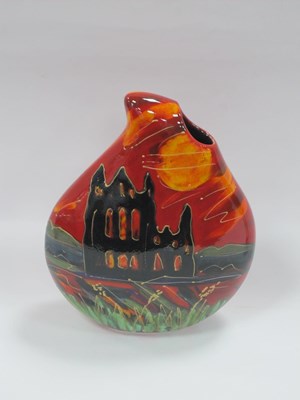 Lot 1217 - Anita Harris 'Whitby Abbey' Teardrop Vase,...