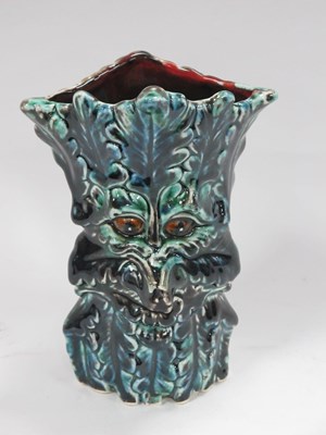 Lot 1287 - Anita Harris 'Thre Greentree Man' Vase, gold...