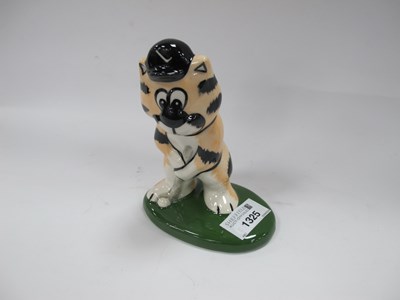 Lot 1325 - Lorna Bailey - Fore the Golfing Cat, 13.5cm high.