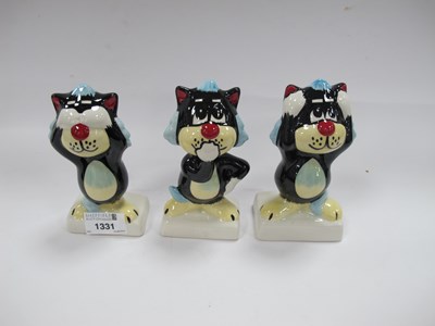 Lot 1331 - Lorna Bailey - A Set of Three Wise Monkeys...