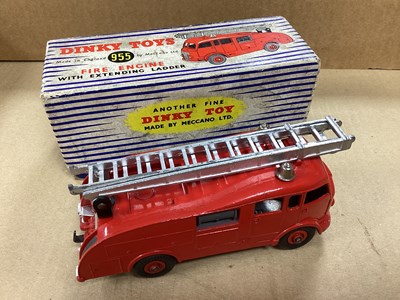 Lot 871 - Dinky No 955 Fire Engine, overall good, some...