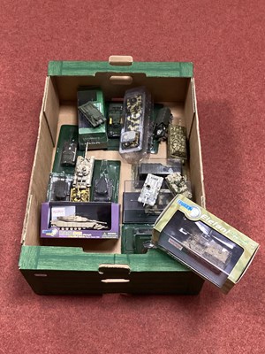 Lot 421 - Approximately Twenty Two Diecast Model Tanks...