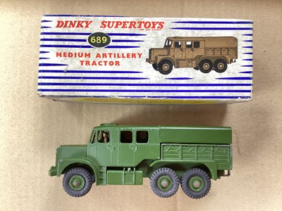 Lot 865 - Dinky Toy No 689 Medium Artillery Tractor,...