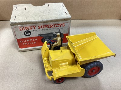 Lot 854 - Dinky Toys No 562 Dumper Truck, overall good...