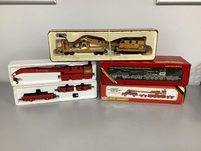 Lot 621 - Four OO gauge Hornby Railways Breakdown Crane...