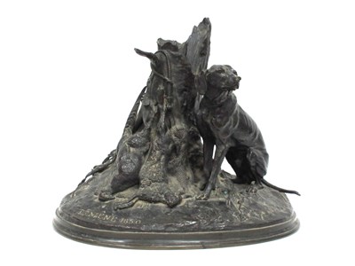 Lot 1294 - AFTER PIERRE-JULES MENE (1810-1879); A Bronze...