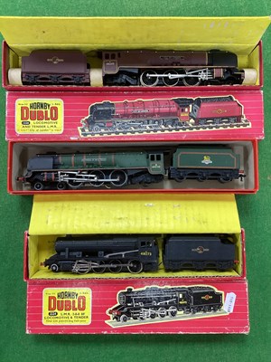 Lot 658 - Three Hornby Dublo 'OO' Gauge/4mm Boxed Steam...