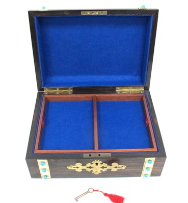 Lot 1287 - A Mid XIX Century Coromandel Jewellery Box,...