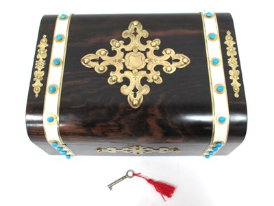 Lot 1287 - A Mid XIX Century Coromandel Jewellery Box,...