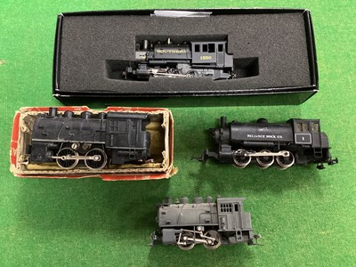 Lot 641 - Four 'HO' Gauge U.S.A Outline Tank Steam...