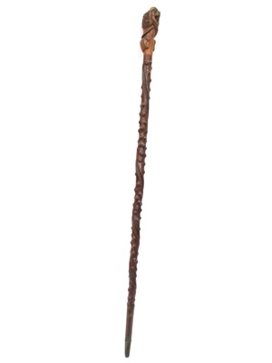 Lot 1138 - An Early XX Century Walk Cane, the handle...