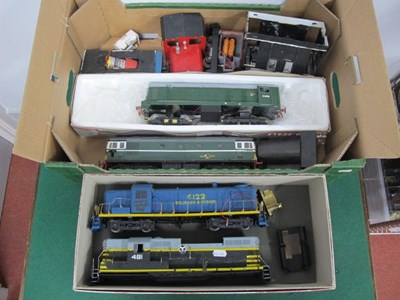 Lot 558 - Six 'O' Gauge/7mm Kit Built Adapted Diesel...