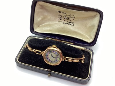 Lot 237 - A Vintage 9ct Gold Cased Ladies Wristwatch, to...