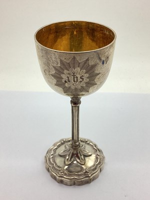 Lot 7 - A Victorian Hallmarked Silver Travelling...