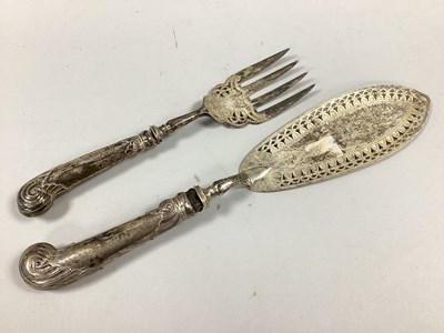 Lot 2 - A Decorative Pair of Victorian Hallmarked...