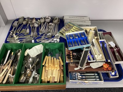 Lot 188 - A Quantity of Assorted Plated and Stainless...