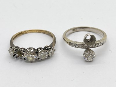 Lot 40 - A Vintage Five Stone Diamond Ring, the...