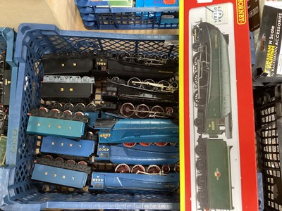 Lot 809 - Six Hornby 'OO' Gauge/4mm Class A4 Steam...