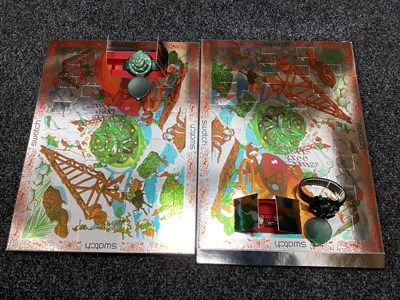 Lot 219 - Swatch; Two 1997 Advent Calendars, each with...