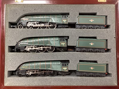 Lot 684 - Three Hornby 'OO' Gauge/4mm Class A4 4-6-2 BR...