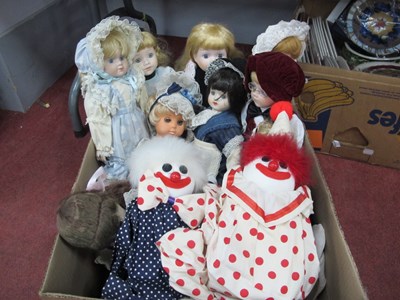 Lot 1164 - A Collection of Dolls, to include many with...