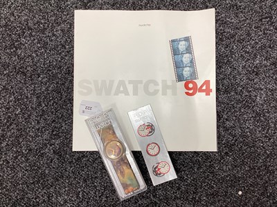 Lot 222 - Pop Swatch; 1990's Cherub Watch, boxed; soft...