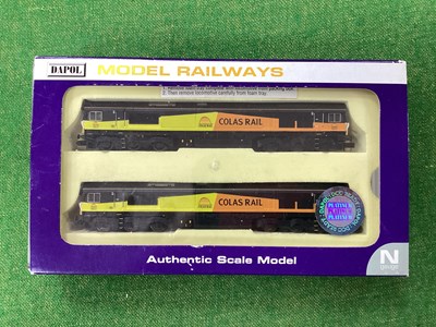 Lot 838 - A Dapol 'N' Gauge Ref No ND-126 Cased Class 66...