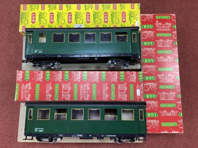 Lot 478 - Three L.G.B Ref No 3062 'O' Gauge/7mm...