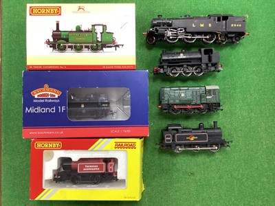 Lot 653 - Six 'OO' Gauge/4mm Tank Steam Locomotives,...