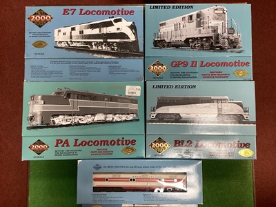 Lot 644 - Four Proto 2000 'HO' Gauge Boxed USA Outline...