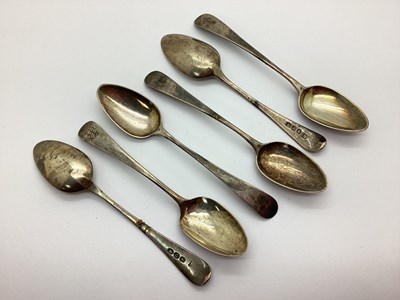 Lot 10 - A Matched Set of Six Hallmarked Silver Old...