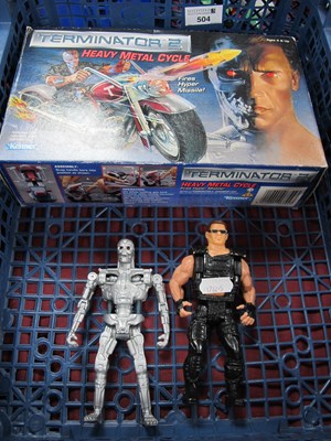 Lot 504 - A Terminator 2 Heavy Metal Cycle by Kenner,...