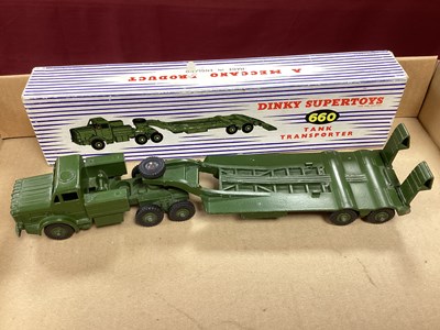 Lot 861 - Dinky Supertoys No 660 Tank Transporter,...