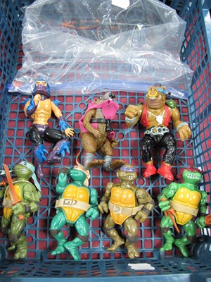 Lot 469 - Seven original Teenage Mutant Hero Turtles...