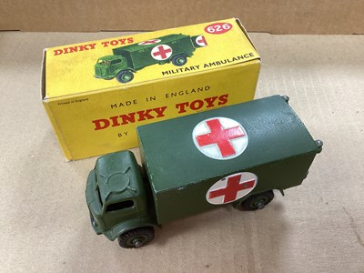 Lot 859 - Dinky Toys No 626 Military Ambulance, overall...