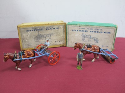 Lot 747 - Two Pre-War Lead Britains Horse Drawn Items,...