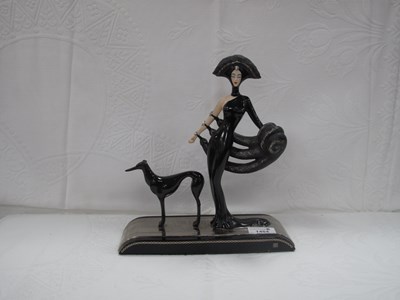 Lot 1454 - Franklin Mint House of Erte Art Deco style...