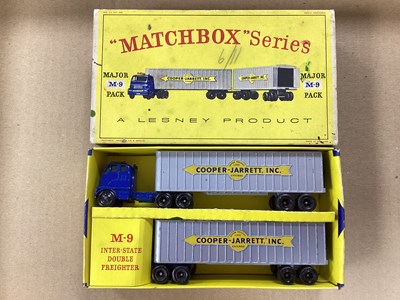 Lot 848 - Matchbox Motor Pack M-9 Intern State Double...