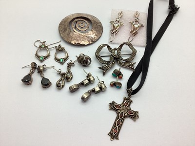 Lot 88 - An Assortment of "925" and Other Jewellery, to...