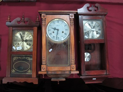 Lot 1445 - Highlands (x 2) and Lincoln 31 Day Wall Clocks...